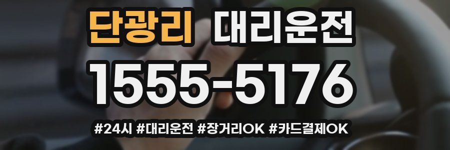 단광리 대리운전