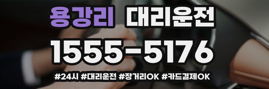 용강리 대리운전