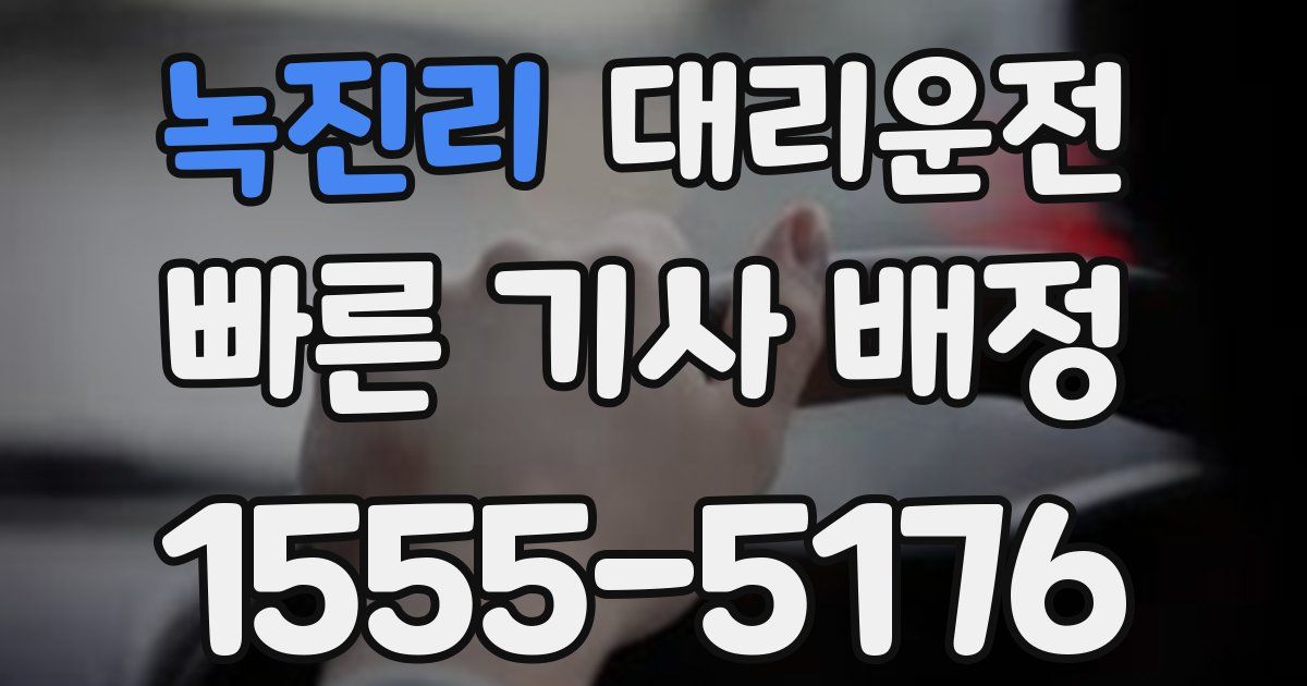 일일대리기사
