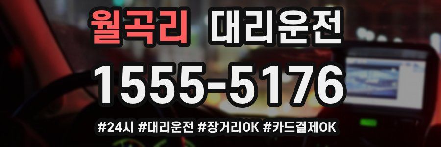 월곡리 대리운전