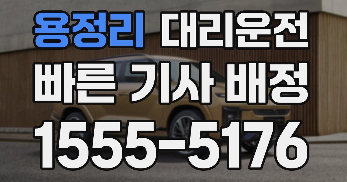 일일대리기사