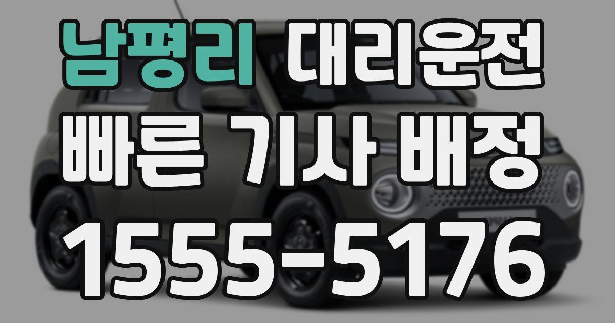 일일대리기사