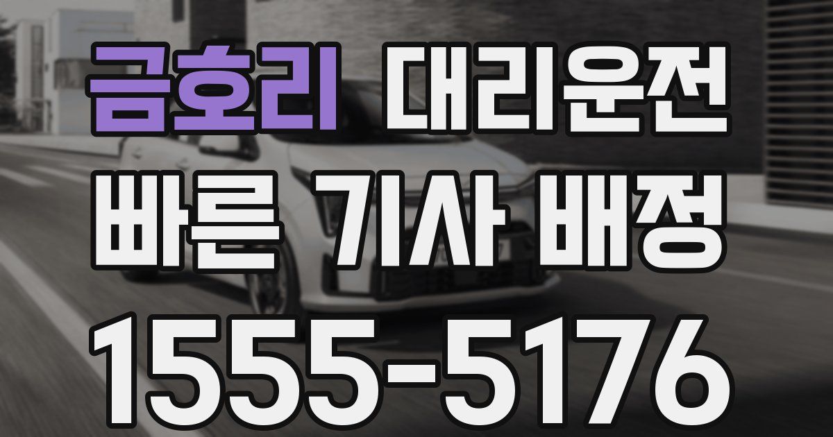 일일대리기사