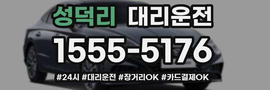 성덕리 대리운전