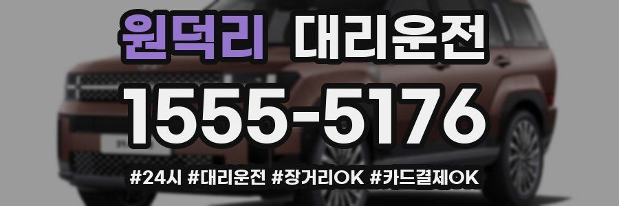 원덕리 대리운전