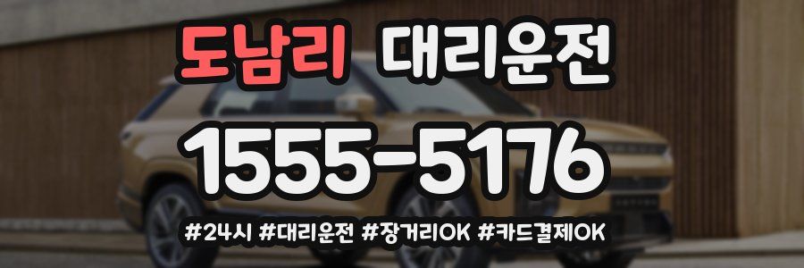 도남리 대리운전