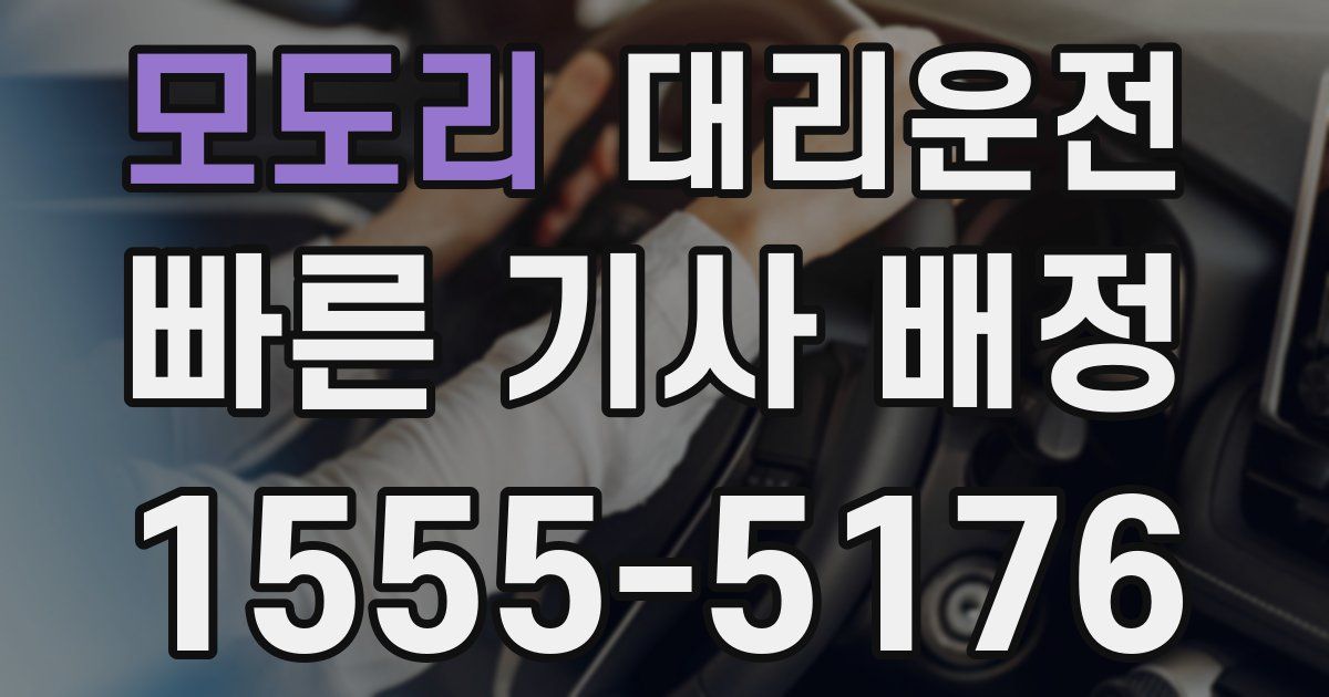 일일대리기사
