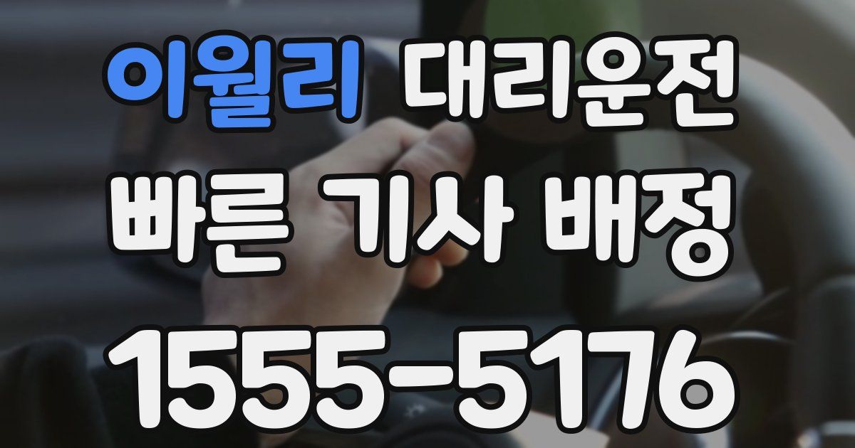 일일대리기사