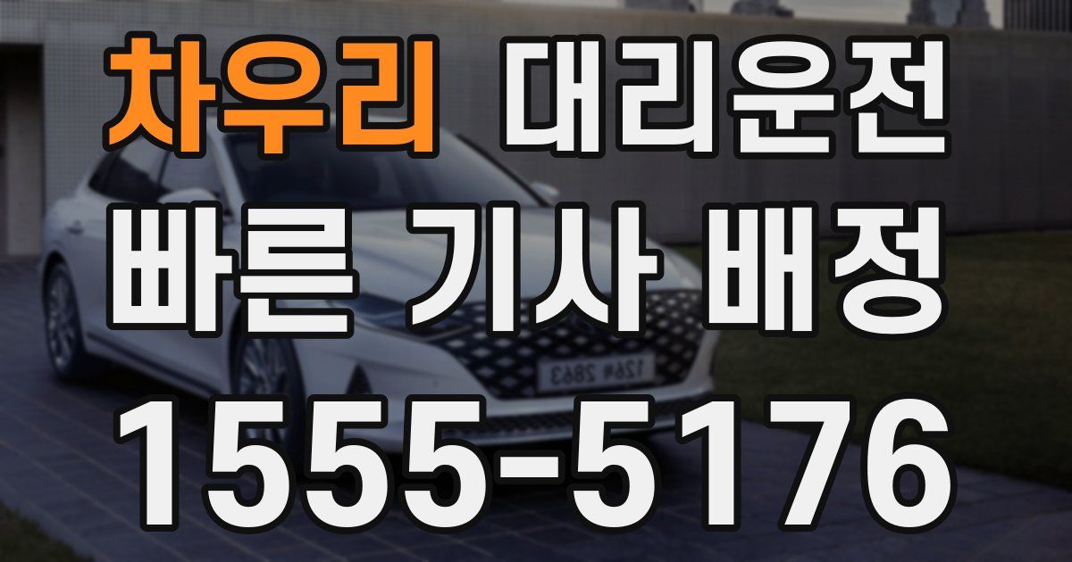 일일대리기사