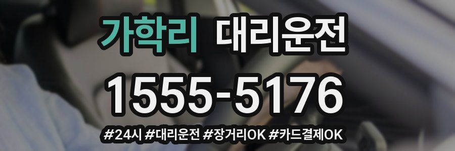 가학리 대리운전