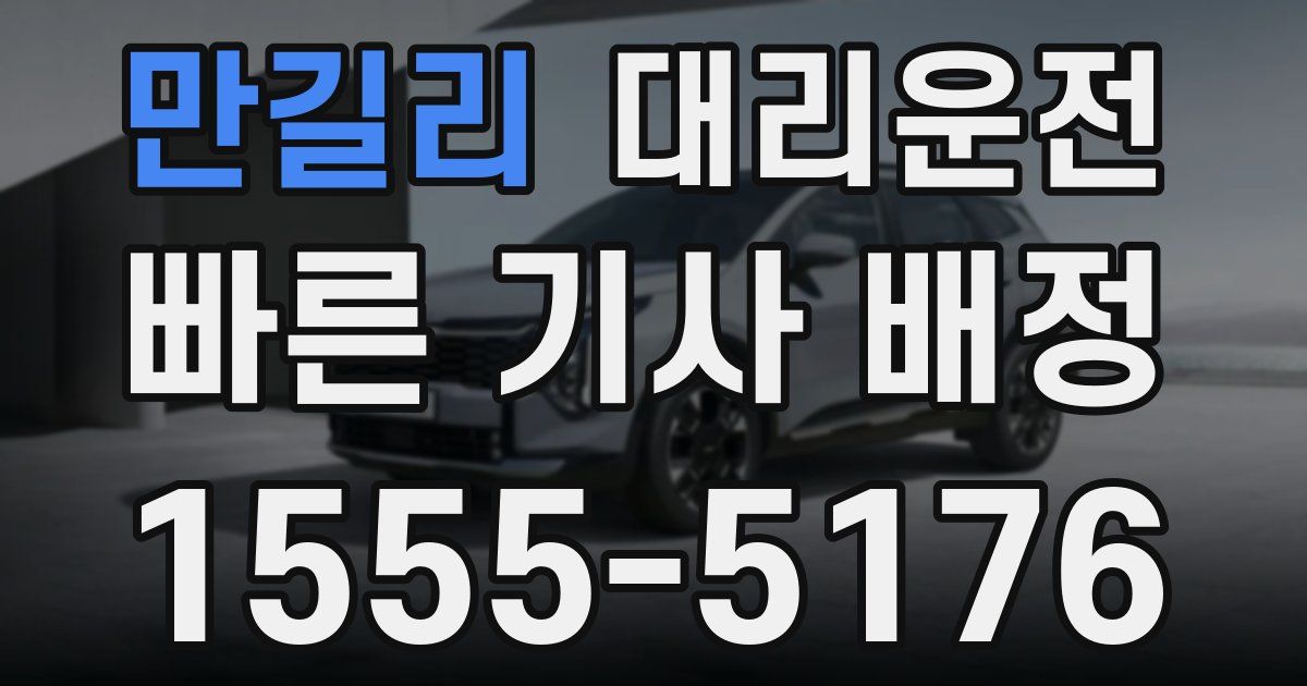 일일대리기사
