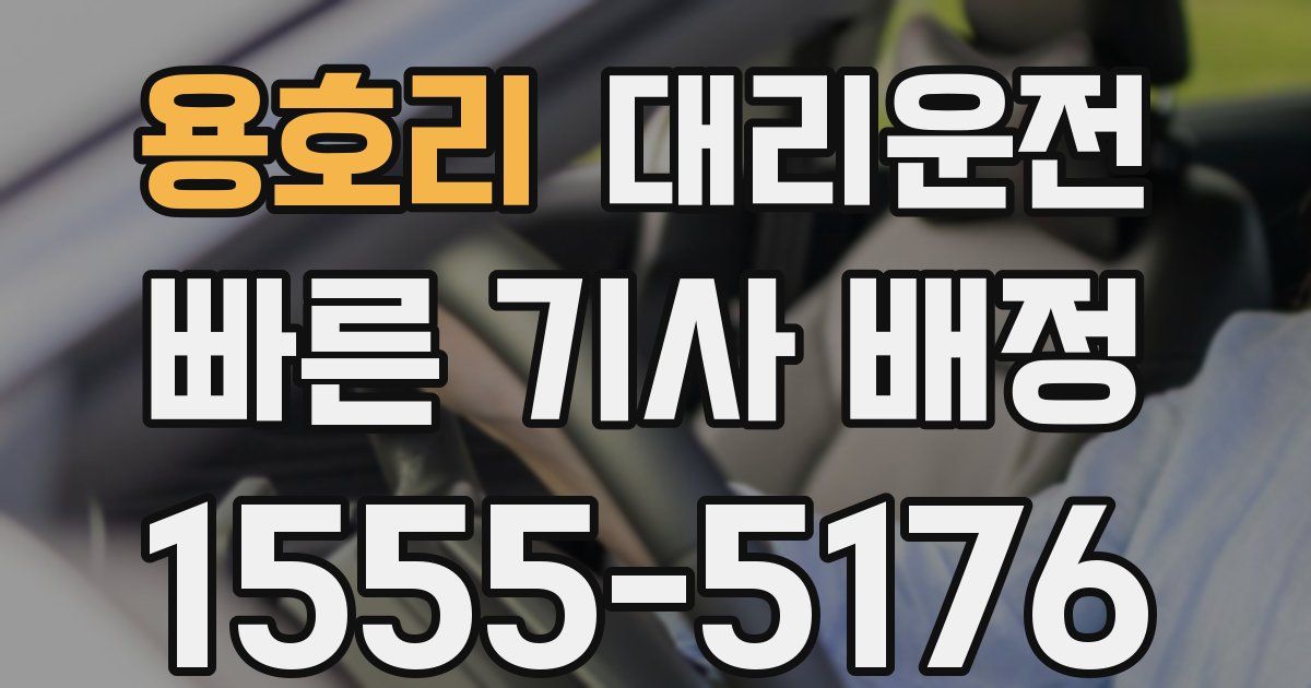 일일대리기사