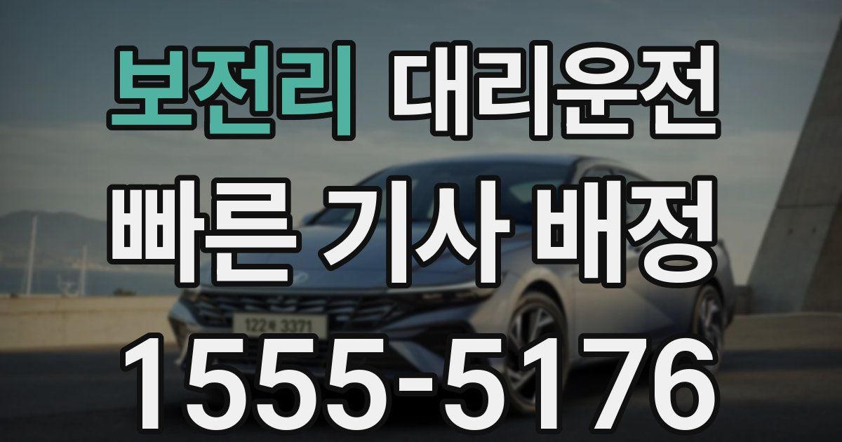 일일대리기사