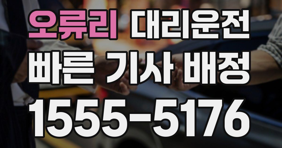 일일대리기사