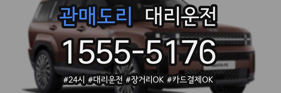 관매도리 대리운전