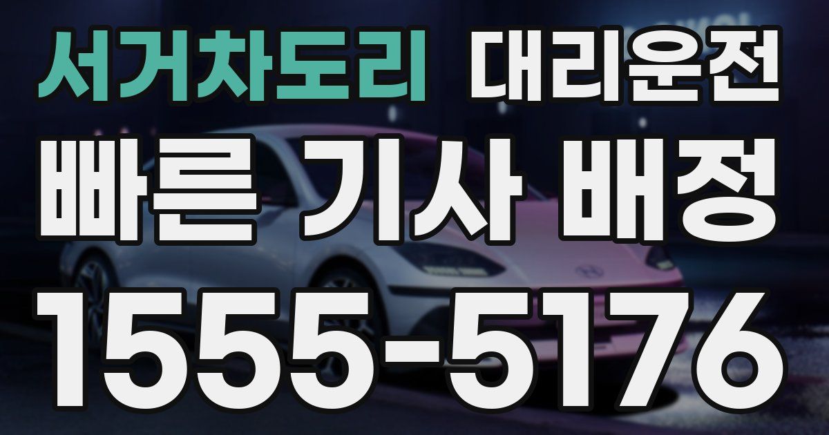 일일대리기사