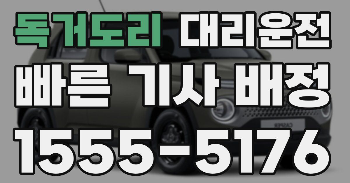 일일대리기사