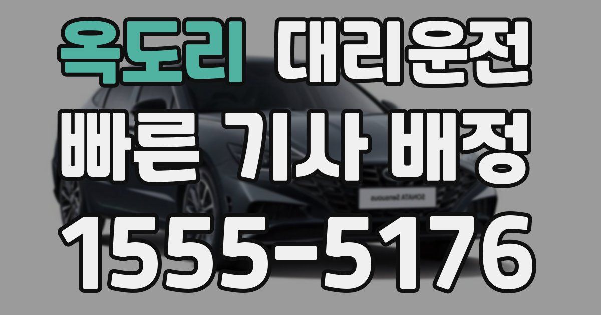 일일대리기사