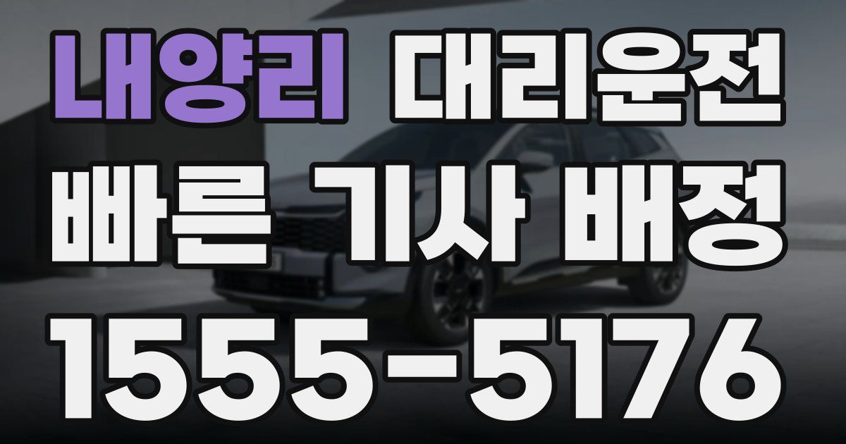 일일대리기사