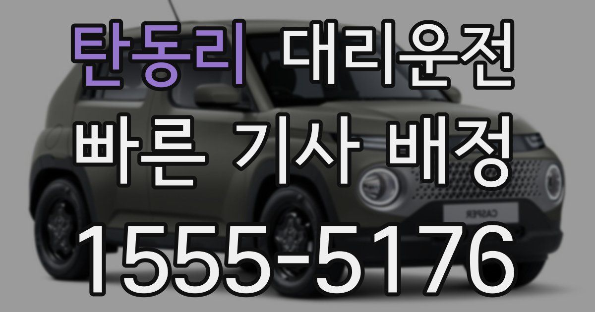 일일대리기사