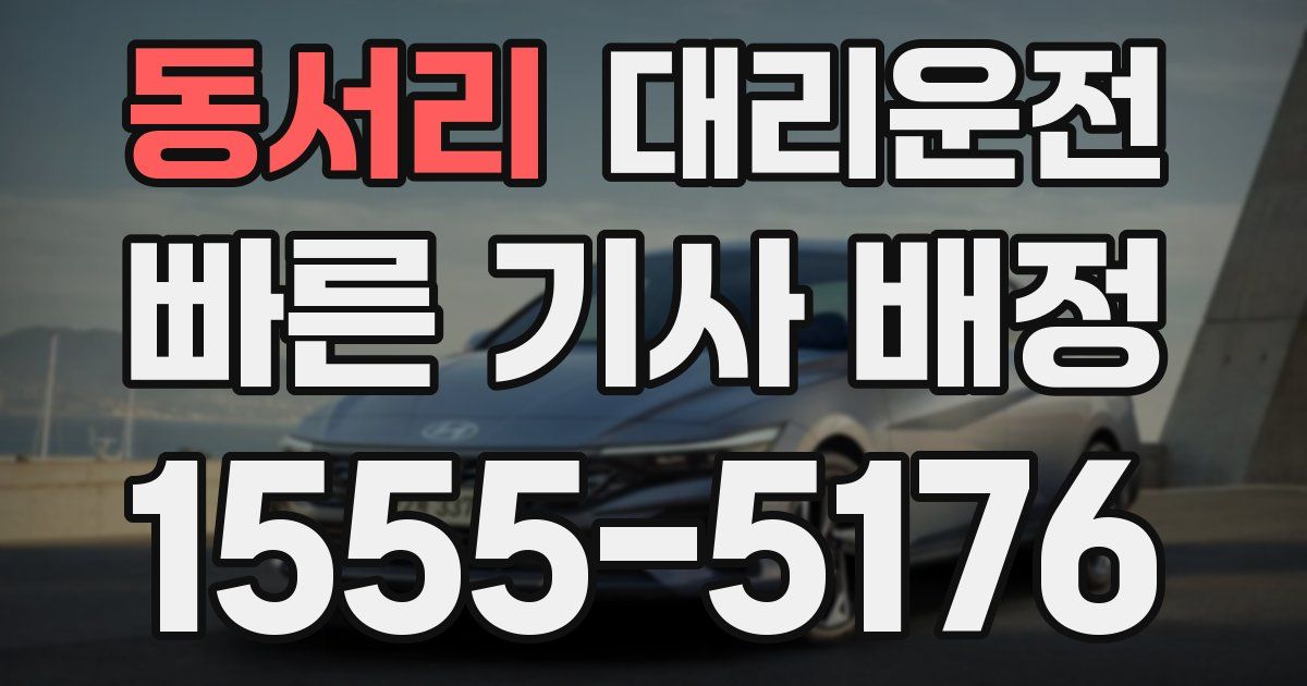 일일대리기사