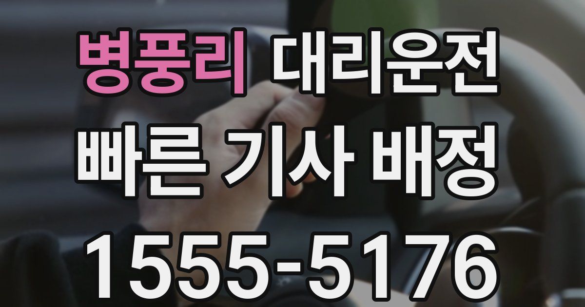 일일대리기사