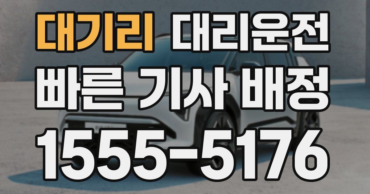 일일대리기사