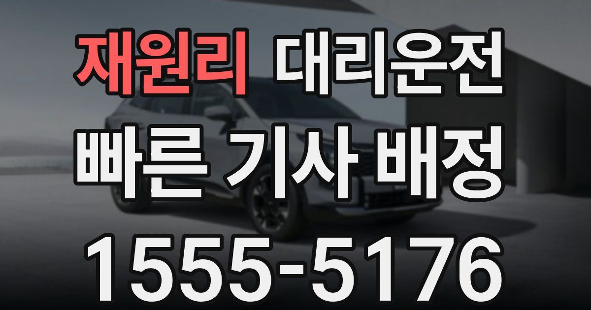 일일대리기사