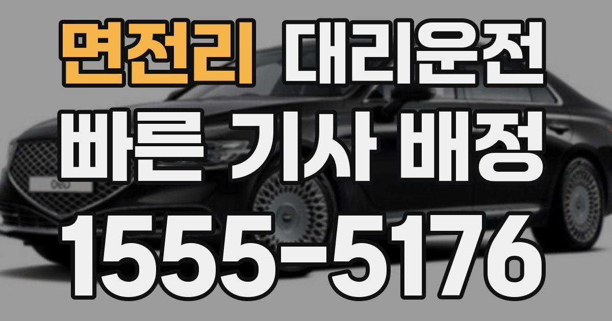 일일대리기사