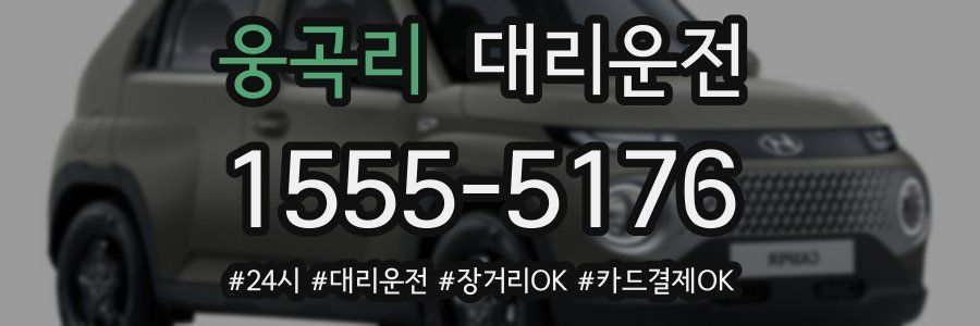 웅곡리 대리운전