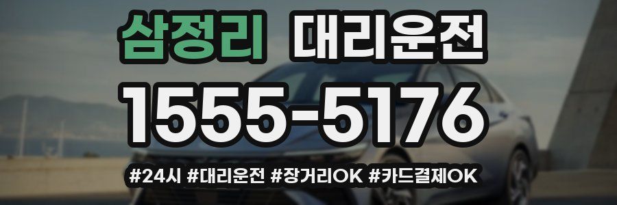 삼정리 대리운전