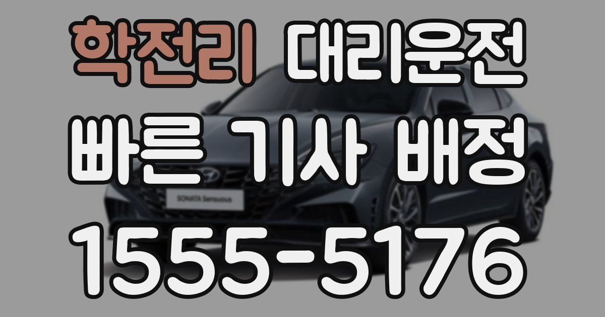 일일대리기사