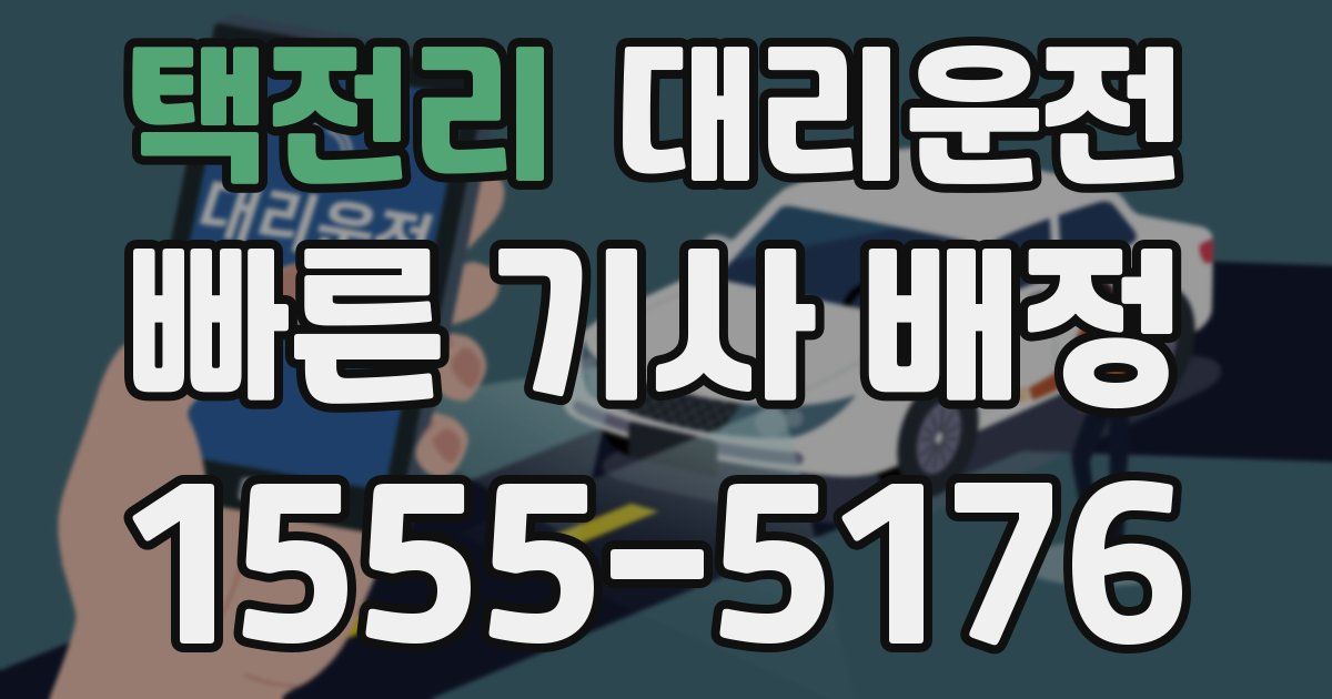 일일대리기사