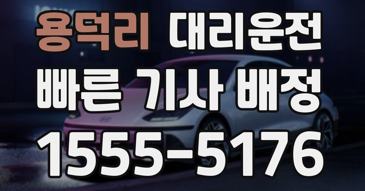 일일대리기사