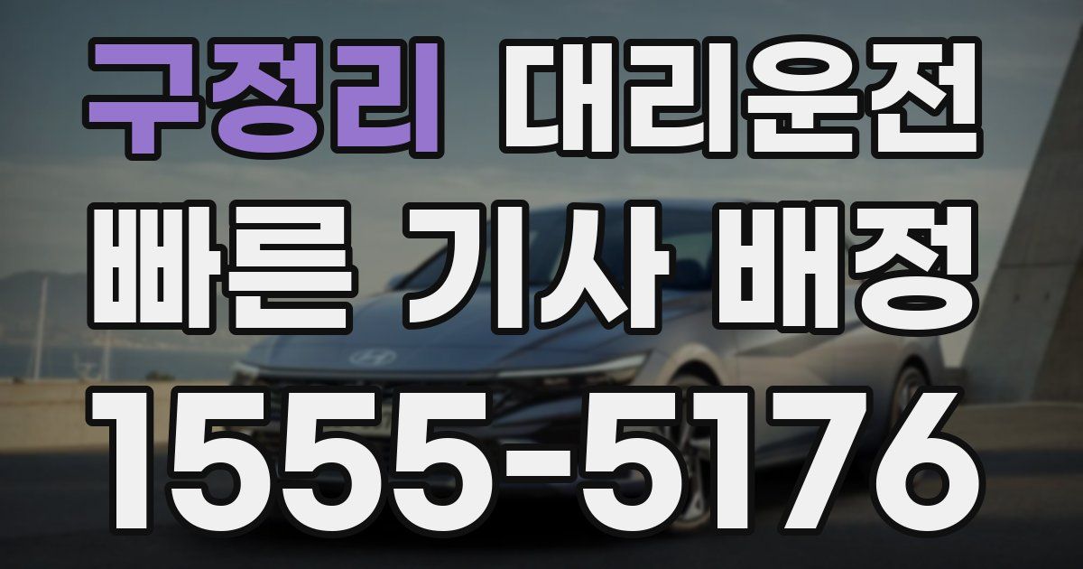 일일대리기사