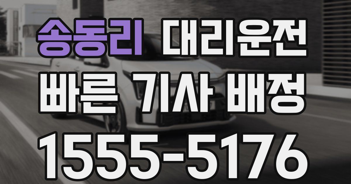 일일대리기사