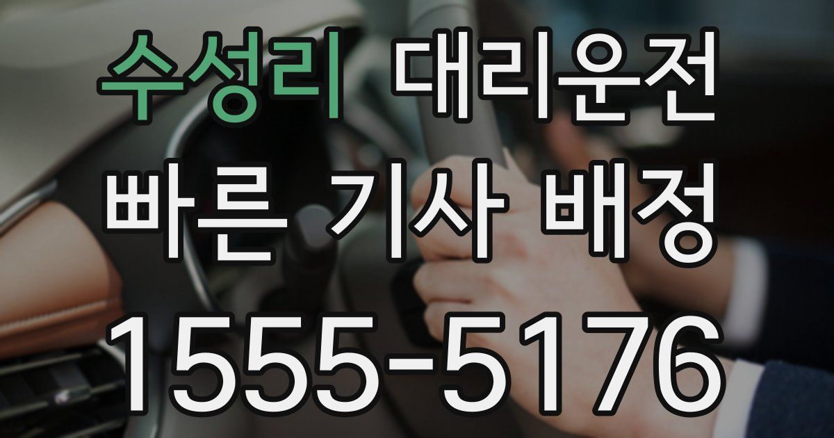 일일대리기사