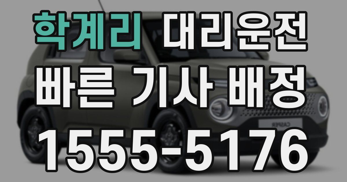 일일대리기사