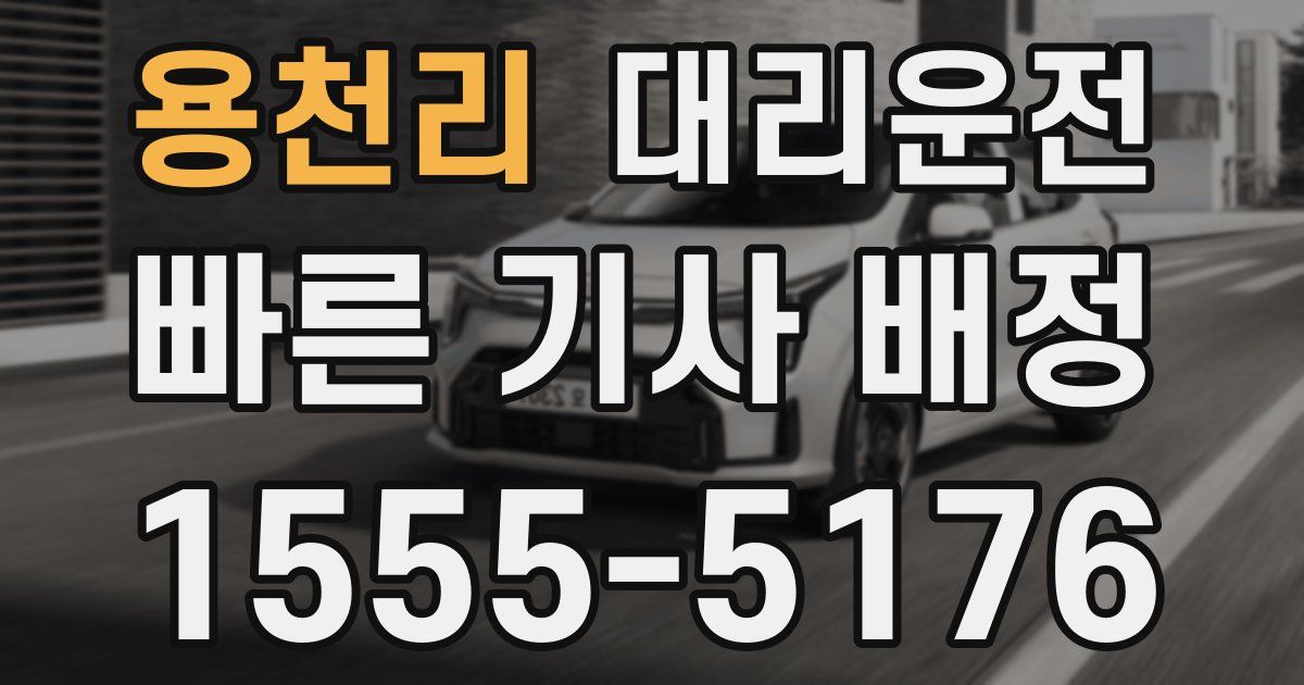 일일대리기사