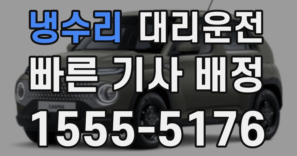일일대리기사