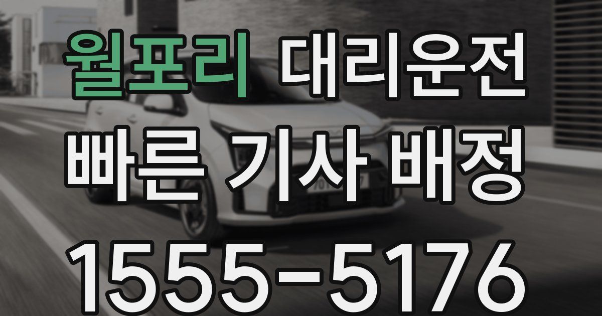 일일대리기사