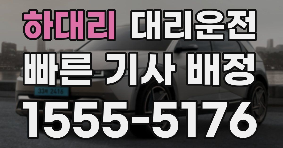 일일대리기사