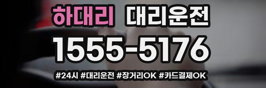 하대리 대리운전