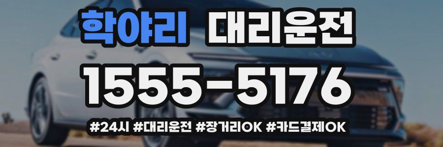 학야리 대리운전
