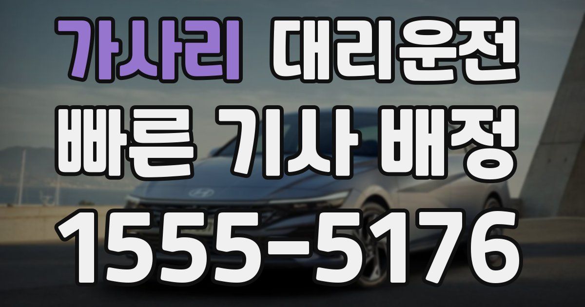 일일대리기사