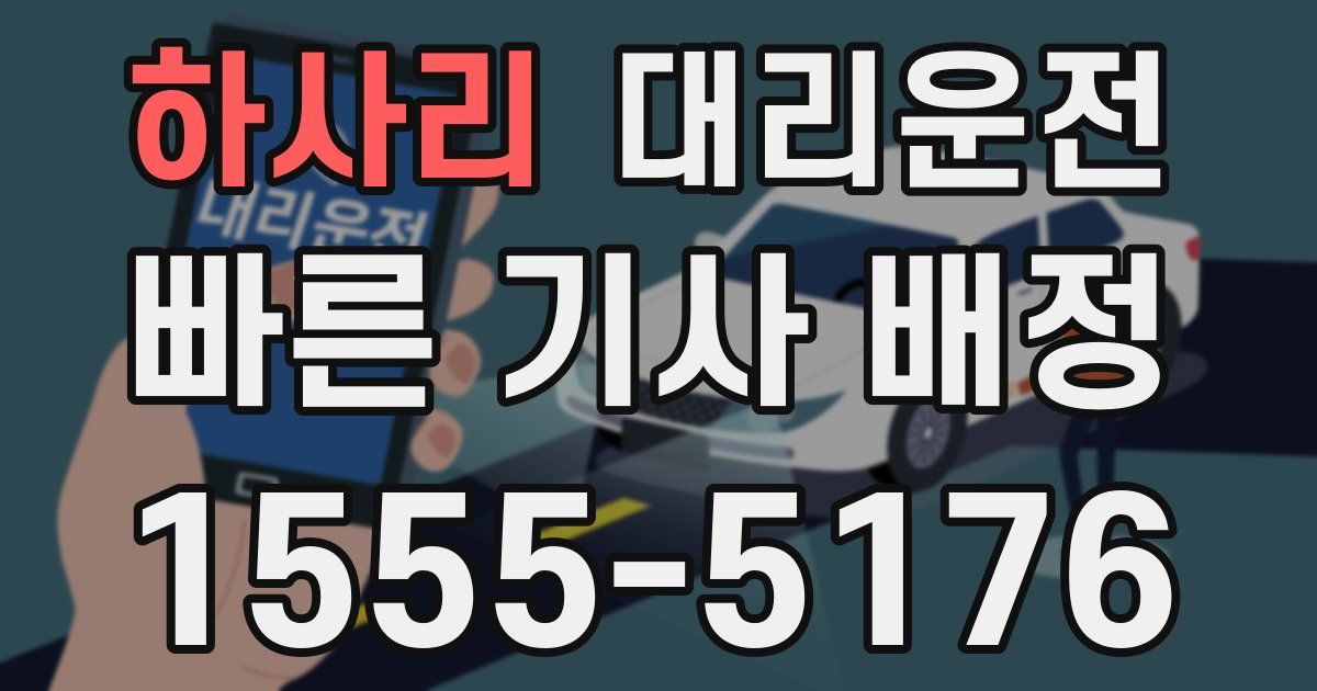 일일대리기사