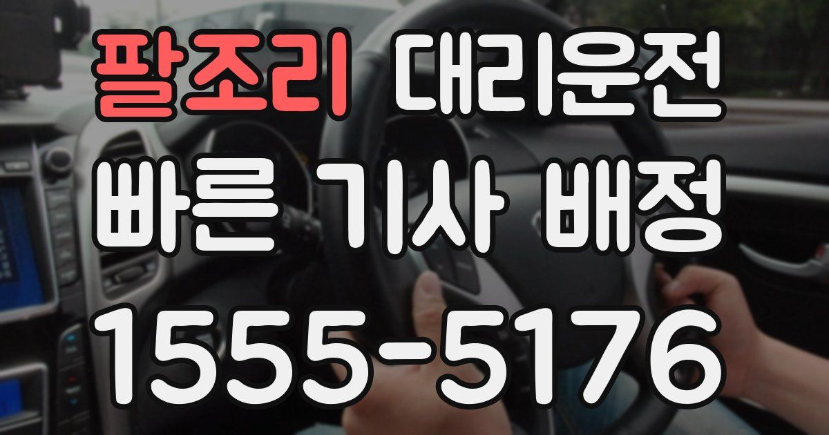 일일대리기사