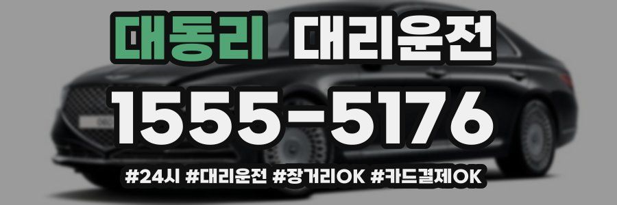 대동리 대리운전