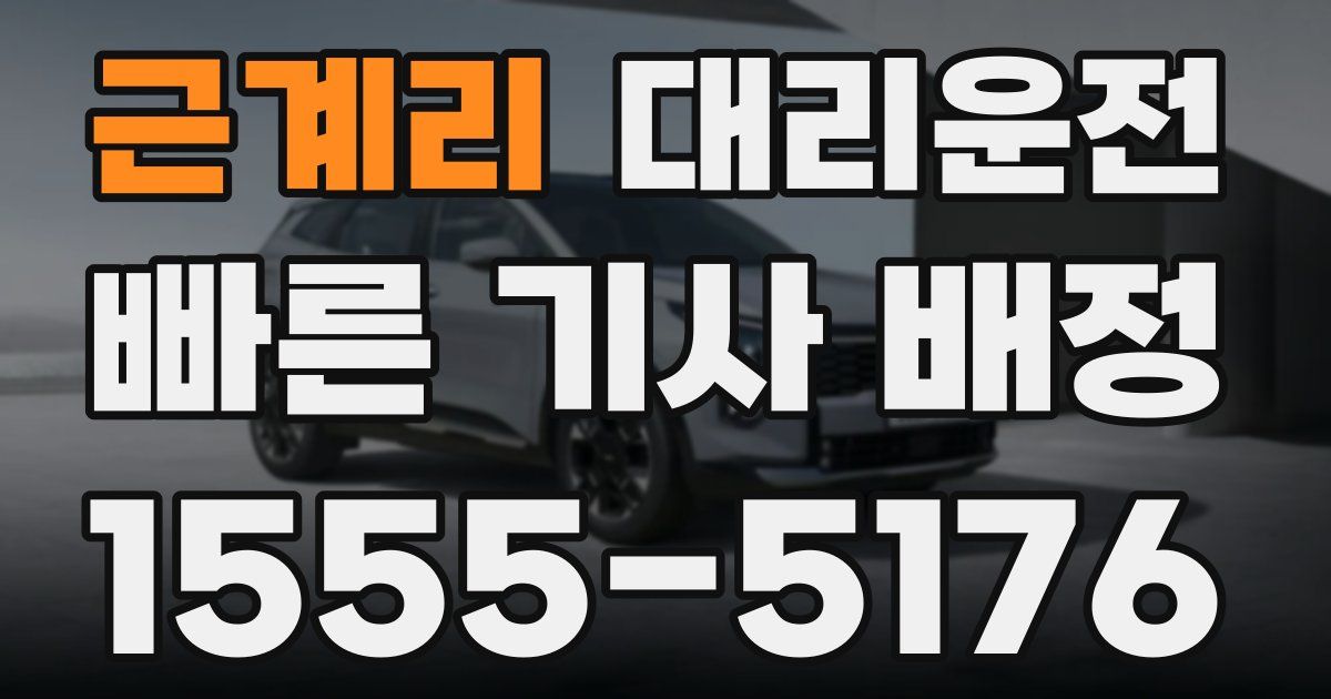 일일대리기사
