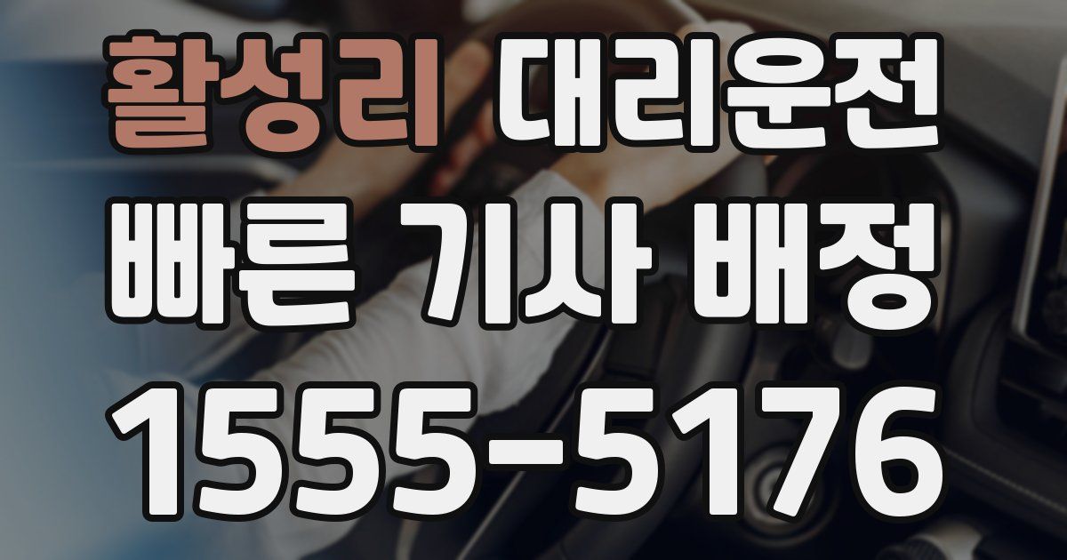 일일대리기사